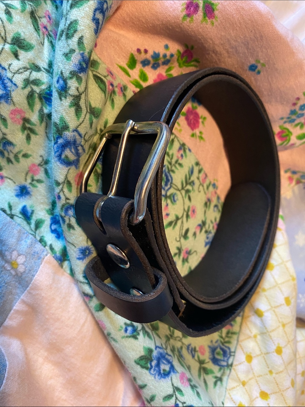 Black Leather Belt